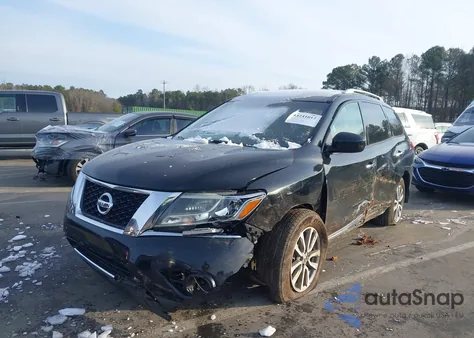 2014 Nissan Pathfinder Sl из США, поврежденный, VIN 5N1AR2MM3EC726925